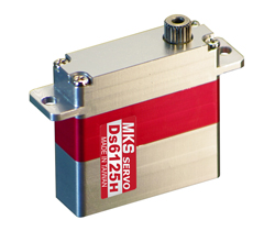 DS6125 H (0.10 sec/60� - 5.2 kg-cm ( 72.21 oz/in) @5,8V) 