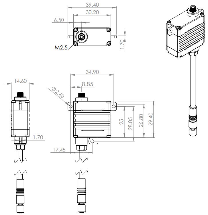 MKS Servos USA :: Zeus Servo Line :: Z1500-12-2018-PHF-90 PWM